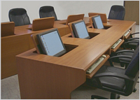 LCD Monitor Panel in Flip Design